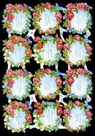 Glanzbilder - Blumen mit Sprüche Glanzbilder - Blumen mit Sprüche