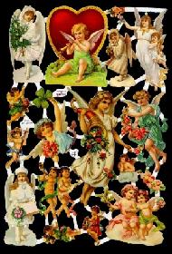 Glanzbilder - verschiedene Engel