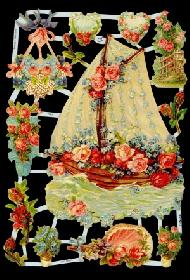 Glanzbilder - Blumenschiff Glanzbilder - Blumenschiff