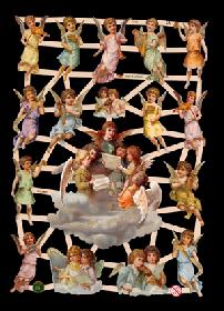 Glanzbilder - 17 Engelbilder u.a. auf einer Wolke Glanzbilder - 17 Engelbilder u.a. auf einer Wolke