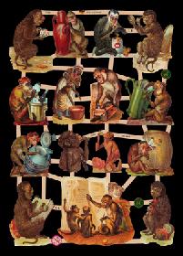 Glanzbilder - Affen Glanzbilder - Affen