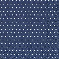 Servietten 25x25 cm - Mini Dots dark blue Servietten 25x25 cm - Mini Dots dark blue