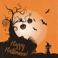Servietten 33x33 cm - 2 in 1 Halloween