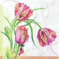 Servietten 33x33 cm - Parrot Tulip Servietten 33x33 cm - Parrot Tulip