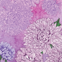 Servietten 33x33 cm - Pure and Strong lilac