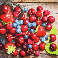 Servietten 33x33 cm - Tasty Berries