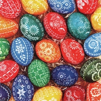 Servietten 33x33 cm - Hand Crafted Eggs