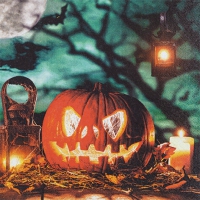 Servietten 33x33 cm - Halloween