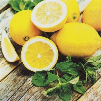 Servietten 33x33 cm - Lemon