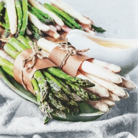 Servietten 33x33 cm - Spargelzeit