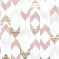 Servietten 33x33 cm - Bamboo Ikat rose