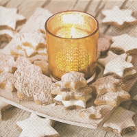 Servietten 25x25 cm - Christmas Cookies