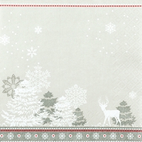 Servietten 25x25 cm - Winter Silhouettes