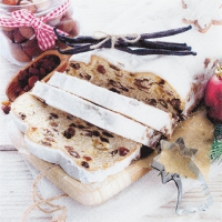 Servietten 25x25 cm - Christmas Stollen