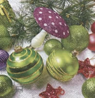 Servietten 33x33 cm - Crazy Christmas