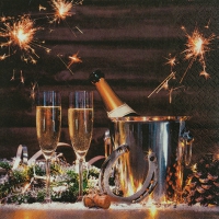 Servietten 33x33 cm - New Yearïs Eve