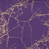 Servietten 33x33 cm - Royal Marble aubergine Servietten 33x33 cm - Royal Marble aubergine