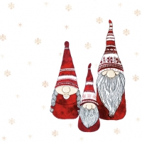 Servietten 33x33 cm - Tomte Servietten 33x33 cm - Tomte