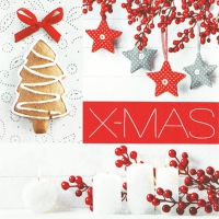 Servietten 33x33 cm - X-mas Servietten 33x33 cm - X-mas