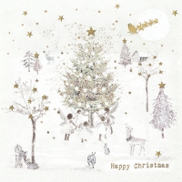 Servietten 33x33 cm - Happy Christmas Servietten 33x33 cm - Happy Christmas