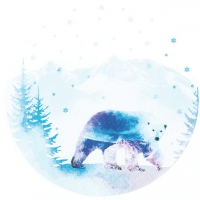 Servietten 33x33 cm - Polar Bear Servietten 33x33 cm - Polar Bear