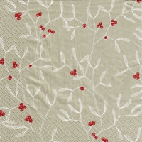 Servietten 24x24 cm - Misteli bgred 