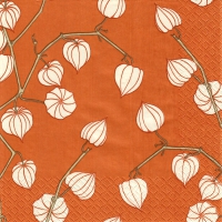 Servietten 33x33 cm - Lyhtykoiso pot 