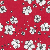 Servietten 33x33 cm - Lumipallo r 