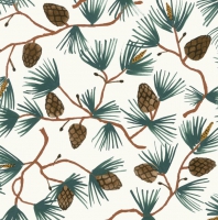 Servietten 33x33 cm - Seetri vihr 