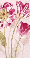 Buffet Servietten - MAJESTIC TULIPS rose