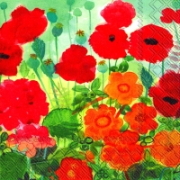 Servietten 25x25 cm - Poppy and Friends