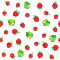 Servietten 25x25 cm - Erdbeeren Servietten 25x25 cm - Erdbeeren
