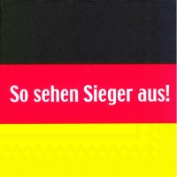 Servietten 25x25 cm - SO SEHEN SIEGER AUS