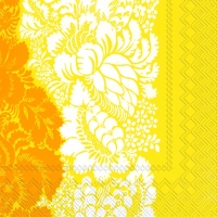 Servietten 25x25 cm - ANANAS yellow