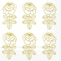 Servietten 25x25 cm - VIHKIRUUSU gold Servietten 25x25 cm - VIHKIRUUSU gold