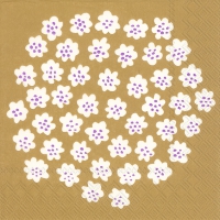 Servietten 25x25 cm - PUKETTI ochre Servietten 25x25 cm - PUKETTI ochre