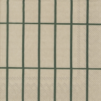 Servietten 25x25 cm - TIILISKIVI linen green Servietten 25x25 cm - TIILISKIVI linen green