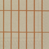 Servietten 25x25 cm - TIILISKIVI linen copper Servietten 25x25 cm - TIILISKIVI linen copper