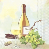 Servietten 25x25 cm - A GOOD WINE