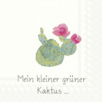 Servietten 25x25 cm - MEIN KLEINER GRÜNER KAKTUS