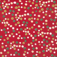 Servietten 25x25 cm - DOLLY dark red