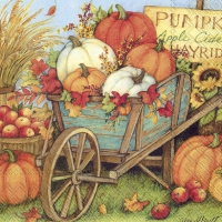 Servietten 25x25 cm - PUMPKIN CROP