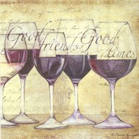 Servietten 25x25 cm - VINO BELLISSIMO