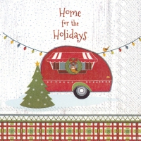 Servietten 25x25 cm - HOME FOR THE HOLIDAYS