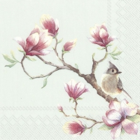 Servietten 25x25 cm - SPRING MELODY light blue Servietten 25x25 cm - SPRING MELODY light blue