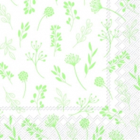 Servietten 25x25 cm - TILDA white green Servietten 25x25 cm - TILDA white green