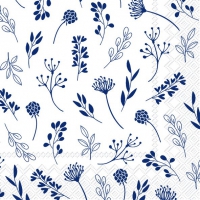 Servietten 25x25 cm - TILDA white dark blue Servietten 25x25 cm - TILDA white dark blue