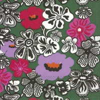 Servietten 25x25 cm - KAUKOKAIPUU dark green Servietten 25x25 cm - KAUKOKAIPUU dark green