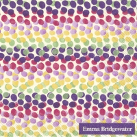 Servietten 25x25 cm - RAINBOW DOT red