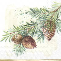 Servietten 25x25 cm - DECORATIVE BRANCHES